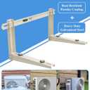 Mini Split Wall Mounting Bracket Outdoor, for 7000-12000 BTU Universal Ductless Air Conditioners, Heat Pumps, Heavy-Duty Mini Split AC Mount, Foldable Mini Split Bracket Max 400 Lb Capacity