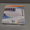 SYLVANIA LED 6" Slim Microdisk Recessed Downlight, Junction Box, 16W, 5 CCT Color Select (2700K / 3000K / 3500K / 4000K / 5000K), Dimmable, 1200 Lumens - 1 Pack (61405)