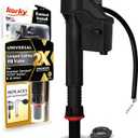 Korky QuietFILL 2X Long Life Toilet Fill Valve - Universal Fits 99% of Toilets - Easy Height Adjust for Fast Install, 528X (No Size)