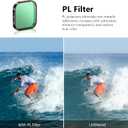 ND Filters Set for Insta360 ACE Pro Lens Accessories 4 Pack CPL ND8 ND16 ND32 Quick Release Ultra Slim Aluminum Frame