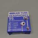 Air Tube Headphones USB-C | EMF Free Anti Radiation Wired Earbuds with Microphone for Hearing Protection | HD Sound & Clear Calls | Volume Control, USB C Adapter for iPhone 15, Android, Laptop