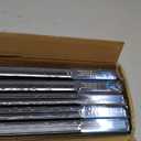 5 Pair Full Extension Ball Bearing Drawer Slides 8 10 12 14 16 18 20 22 24 Inch 100 LB Load Capacity Side Mount File Cabinet Rails Dresser Metal Runner Trash Can Kitchen (22 inch, Black)