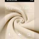 Susclude Womens Wide Leg Sweatpants Baggy Cotton Stretch Track Pants Lightweight Striped Casual Lounge Flatters Legs Pants (Large, Beige)