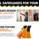RE-U-ZIP Reusable Dust Barrier Zipper, Fail-Safe, Replaceable & Lockable, Cost-Effective for Single or Repeated Use, Starter KIT
