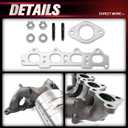 Catalytic Converter Kit Compatible with 2004-2012 Hyundai Elan-tra, 2007-2008 Tiburon, 2010-2011 Kia Soul, 2006-2009 Spectra, 2004-2009 Kia Spectra 2.0L (EPA Compliant)