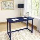 Plank+Beam Classic Desk, 47 Inch, Blue, 47.25" L x 19.75" W x 29.75" H