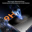 UNBREAKcable 2PCS Screen Protector for iPhone 15 Pro - 1 Privacy Tempered Glass+1 Clear Glass Double Shatterproof [Installation Frame] [9H Hardness] [Case Friendly] Anti-Scratch for iPhone 6.1 inch