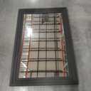 Wood Framed Mirrors for Wall, Black Bathroom Vanity Mirror for Over Sink 24 x 36, Vintage Wall Mirror for Bathroom Sink Hallway Entryway Bedroom Living Room Farmhouse Boho Style