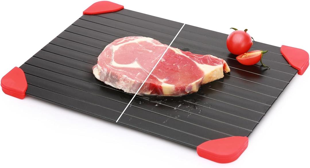 Defrosting Tray for Frozen Meat, Miraculous Rapid Natural Heating Defroster Board, Small Size Thawing Plate Kitchen Mat (9.1" x 6.5" x 0.1")