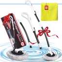 Car Wash Brush, Car Duster Exterior with Ergonomic 15Curved Extension Pole Handle, Car Window Cleaner Scratch Free,Car Cleaning Supplies for RV Truck Boat - White