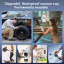 Magnetic Phone Holder for Car Mount,Vacuum Magnetic Suction Car Accessories for Women Men iPhone 16 Pro Max 15 14 13 12 Plus Samsung Huawei (Black)