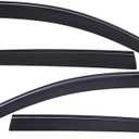 Lightronic Extra Durable Outside-Mount Low-Profile Auto Vent Window Visors, Fits 2019-2026 Acura RDX, UV Protection Rain Guards, Original Wind Deflectors, Smoke, 4-Pcs