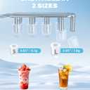 ecozy Ice Makers Countertop, 9 Ice Cubes Ready in 6 Mins, Portable Ice Machine with Carry Handle, 26lbs/24Hrs, Auto-Cleaning Ice Maker with Basket and Scoop, for Home/Kitchen/Camping/RV