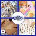 TAPE RUNNER - Double Sided Adhesive with Dispenser Roller Included - Acid Free, Sticky, Clear & Transparent - Ideal for Scrapbooking, Crafts & More - Mini (197 inches per Cartridge), 5 Cartridges