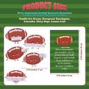 Loopeer 25 Sets Football Gifts for Party Favors Supplies Decorations Football Shaped Hanging Cards with Motivational Cards Opp Bag Gifts Team Party Rugby Player Coach,5 Scents