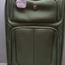 SWISSGEAR Sion Softside Expandable Spinner Luggage Durable Lightweight Travel Suitcase, Evergreen, 1- Piece Set (29)