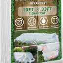 10 * 33 FT Plant Covers Freeze Protection, 1.06 oz/yd Large Thick Floating Row Cover Fabric for Winter Frost Protection, White Blanket Cloth for Outdoor Garden Vegetables in Cold Weather