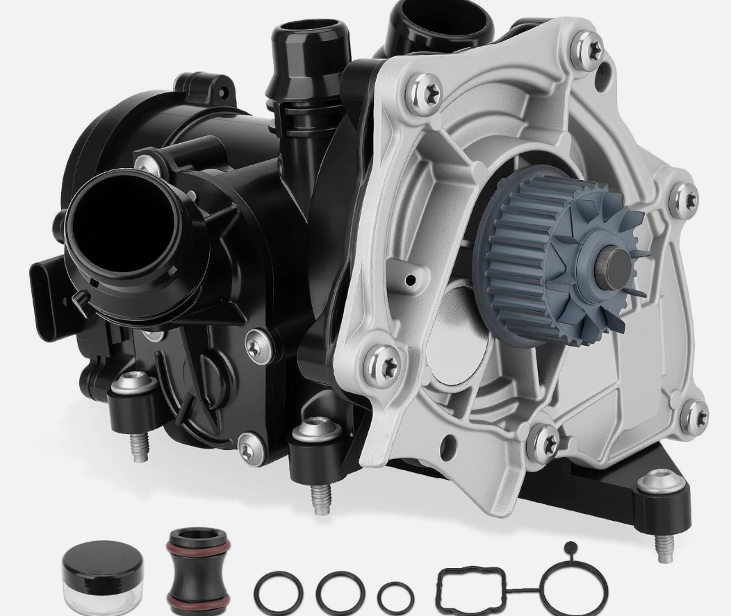 GDUKOP 06L121111P Engine Water Pump Thermostat Assembly with Gaskets Compatible with VW Arteon Jetta Golf Passat GTI, Audi A3 A4 A5 Q3 S3 TT, 1.8L 2.0L L4, Replace # 06L121111F, 06L121111H, 06L121012L