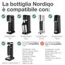 Stainless Steel Carbonating Bottle 33 oz | Compatible with Aarke Carbonator 3, SodaStream Duo & Plastic Bottles | Not for models Aqua Fizz & Jet | No Expiry | Plastic-Free
