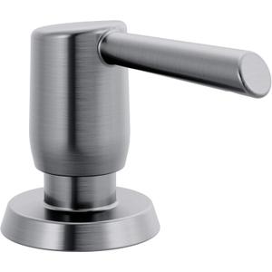 Delta, RP100736AR, Essa Deck Mounted Soap Dispenser with Metal Head, Arctic Stainless Delta, RP100736AR, Essa Deck Mounted Soap Dispenser with Metal Head, Arctic Stainless