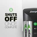 Energizer Recharge Pro Rechargeable AAA and AA Battery Charger With 4 NiMh Rechargeable AA Batteries, Provides a Full Charge in 3 Hours
