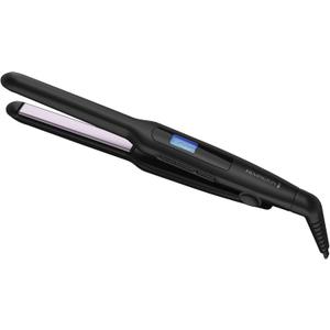 Remington 1/2" Flat Iron, Hair Straightener with Anti-Static Technology, 15-Second Heat Up & 60 Minute Auto Shut Off, 30% Longer Ceramic Floating Plates, Titanium + Ceramic Coating (Black)