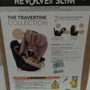 Evenflo Revolve360 Slim 2-in-1 Rotating Car Seat with Green & Gentle Fabric (Travertine) Manufactured Date: 11/2025