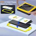 Ferilinso [Auto Dust Install] 3 Pack Inside Screen Protector for Samsung Galaxy Z Flip 7 [Phone Case Friendly], with 3 Pack Back Tempered Glass Film Accessories