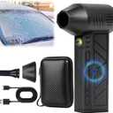 Snow Whiz Turbo Blower,2026 Upgrade Snow Blower,Snowwhiz Turbo Blower with Led,3 Gear Adjustable Super Power Turbo Breeze Electric Blow,Mini Turbos Snow Blower for Car for Car,Home,Keyboard,Computer