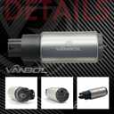 Electric Fuel Pump Install Kit Fit Toyota Pontiac Scion Nissan Lexus Honda Ford High Flow Universal Automotive 12v Gasoline Replaces Compatible E2068 GSS341 E8229 E8577M SP8022M E8213 EFP382A