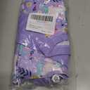 Girls Tankini Swimsuit Size 3t 4t Purple Flower Horse 3 Pieces Rash Guard Set with Ruffle Bottom (Purple)