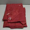 Simplebrand Ava Burgundy Blackout Curtains for Bedroom 84 Inch Length 2 Panels Set, Solid Thermal Insulated Privacy Nursery Window Treatment Curtains Blackout Drapes, W40 x L84 Inch, Burgundy