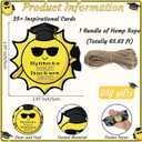Saysurey 51 Pcs Graduation Gifts Kids Sunglasses My Future Is Bright I Have to Wear Shades Cards Graduation Party Favor
