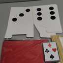 8 Sets Casino Party Decorations Themed Table Centerpieces Casino Night Table Party Toppers with Dice Box Poker Cutouts and Sticks for Night Decor Birthday