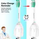 Toptheway Replacement Brush Heads Compatible with Sonicare E-Series Essence Xtreme Elite Advance and CleanCare Screw-On Toothbrush Handles 7022/66, 6 Pack