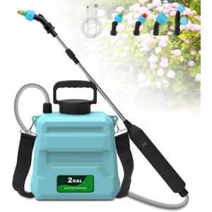 Battery Powered Sprayer, 2 Gallon Electric Sprayers in Lawn and Garden Sprayer Pump Sprayer Outdoor Battery Operated Sprayer for Lawn & Garden