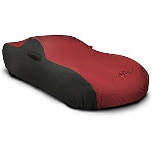 Coverking Custom Fit Exterior Car Cover Designed for Select Mini Cooper Countryman Model Vehicles: Stormproof Fabric, Black Sides with Red Center 