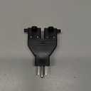 Conntek 30104 Y Male Plug Adapter U.S. 3 Prong Male Plug To Two U.S. 3 Pin Female Connector
