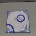 AGPTEK White Cable Sleeve, 2 Pack 5ft - 1.2 Inch Cable Management, Desk Cord Cover Organizer Wire Hider for Computer TV Wire Loom Tubing, Pet Proof Cord Protector from Cat Dog Chewing, White