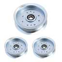 3PCS Idler Pulley GY22082 GY20629 GY20639 GY20110 AUC17621 756-05034 756-05034A for John Deere 42" 48" Deck Lawn Mower D110 D130 D140 D150 L100 L110 L120 L130 LA105 LA115 LA145 LA155