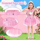 Princess Dress Up CLothes with Princess Shoes, Kids' Dress Up & Pretend Play Costumes for Little Girls, Mermaid & Unicorn Dress Up Toys Set for Toddlers, Christmas Birthday Gifts for 3-6 Role Play