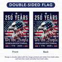 2 x 250 Anniversary USA Flag 1776-2026 - 250th Anniversary Yard Flag | Burlap Garden Flags 12x18 Inch - 250 Anniversary USA Merchandise for Men, Women - 250th Anniversary Decorations Outdoor