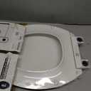 KOHLER 4636-RL-0 Cachet ReadyLatch Elongated Slow Close Toilet Seat, Soft Close Toilet Seat Quiet Lid, Contoured Grip-Tight Bumpers Installation Hardware, Apartment Essentials, White