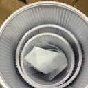 Metal Pleated Cylinder Pedestal Stands for Party, 3 Pieces Heavy Duty Round Cake Pedestal Stand Display Plinth Pillars Art Decor for Wedding Ceremony Birthday Party（Medium, White）