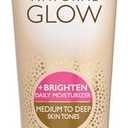 Jergens Natural Glow Self Tanner Body Lotion, Sunless Tanning, Medium to Deep Skin Tone, Daily Moisturizer with Coconut Oil, Vitamin E and Antioxidants, 7.5 Oz 2 Pack