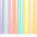 WRAPXPERT Pastel Iron on Vinyl Boho Heat Transfer Vinyl Bundle 12 X 10 in, 8 Assorted Pastel HTV for T-Shirts,Garment, Easy to Cut & Transfer