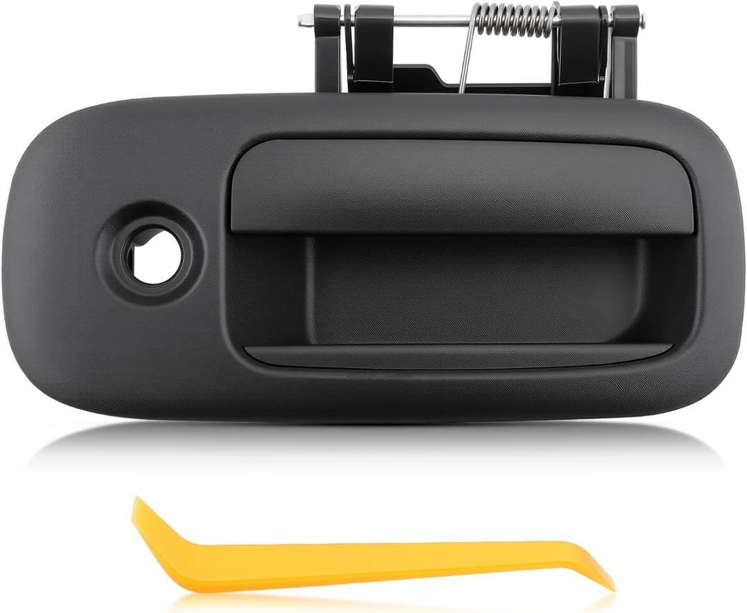 Rear Right Passenger Side Exterior Sliding Door Handle for Chevy Express & GMC Savana 1500/2500/3500 Vans 1996-2009 - Direct Fit Replaces OEM# 83373, 10359096 - Includes Trim Removal Tool