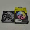 CORSAIR iCUE Link LX140-R RGB 140mm PWM Reverse Fan  Single Fan  Low-Noise, Magnetic Dome Bearing, Dual Light Loops, CORSAIR QuikTurn Screws, Zero RPM Mode  Black