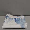 Christmas Table Runner 36 Inch Blue Snowflake Winter White Holiday Table Runners for Christmas Reindeer Elk Forest Dinner Runner Xmas Party Decorations