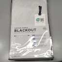 100% Blackout Shield Linen Blackout Curtains for Bedroom 96 Inches Long, Back Tab/Rod Pocket Living Room Drapes, Thermal Insulated Blackout Curtains 2 Panels Set, 50" W x 96" L, Beige